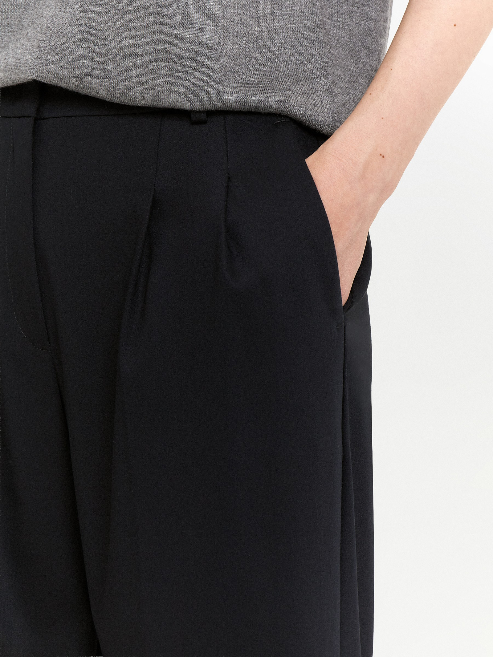 Брюки широкого кроя